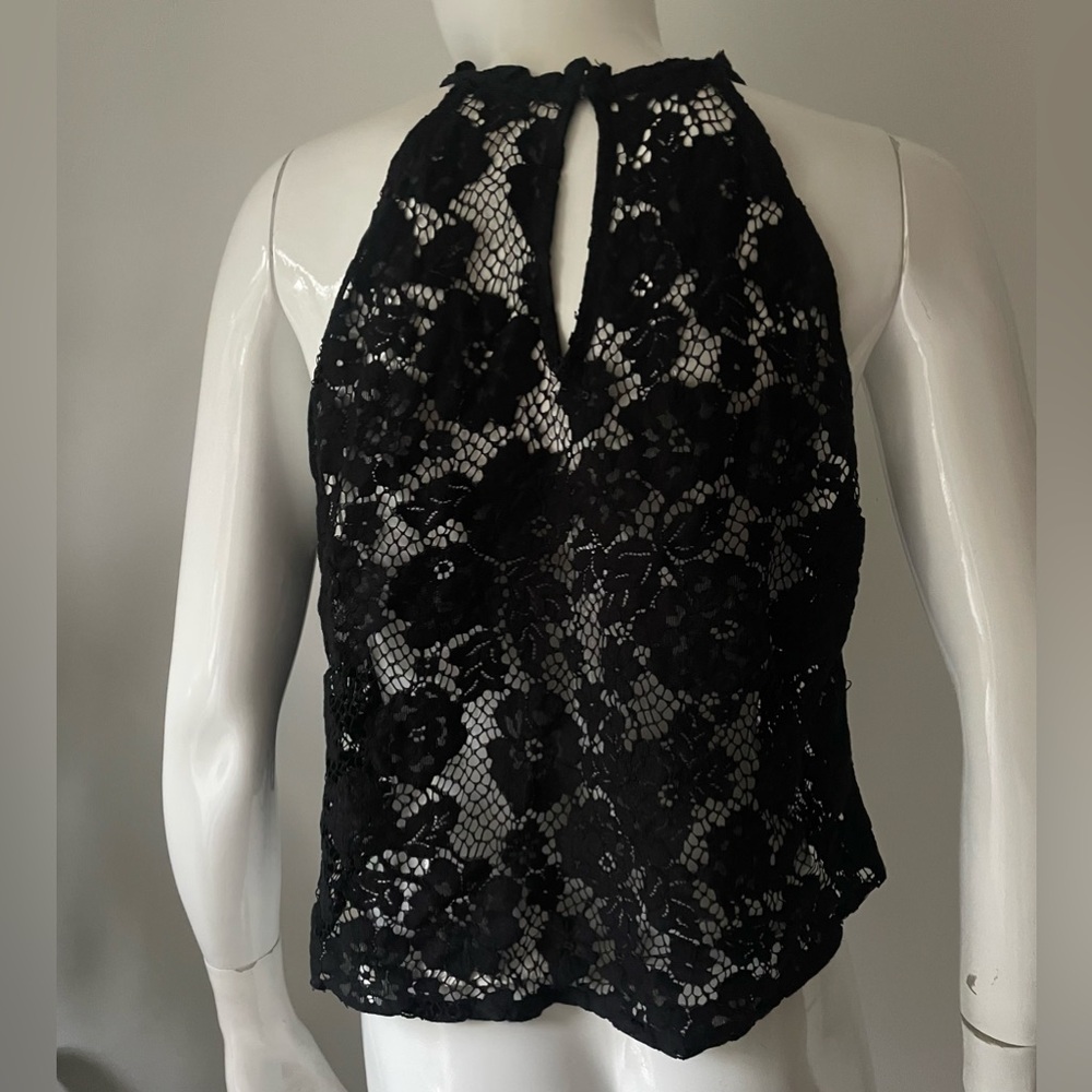 Free People Sweet Meadow Dreams
Black Lace top  Retail $88 medium - Picture 6 of 7